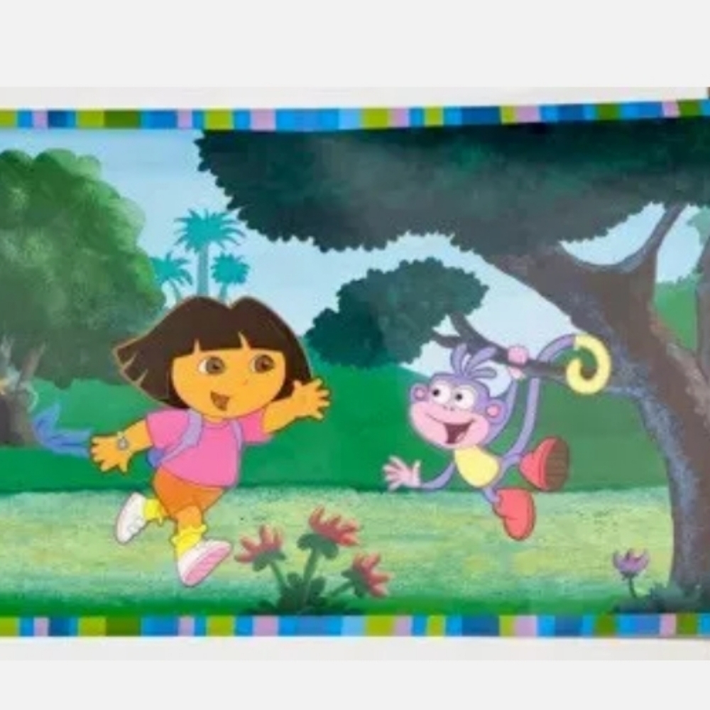Dora The Explorer Pre-Pasted Wallborder , sku #51998, 10" x 15' each, 3 Rolls